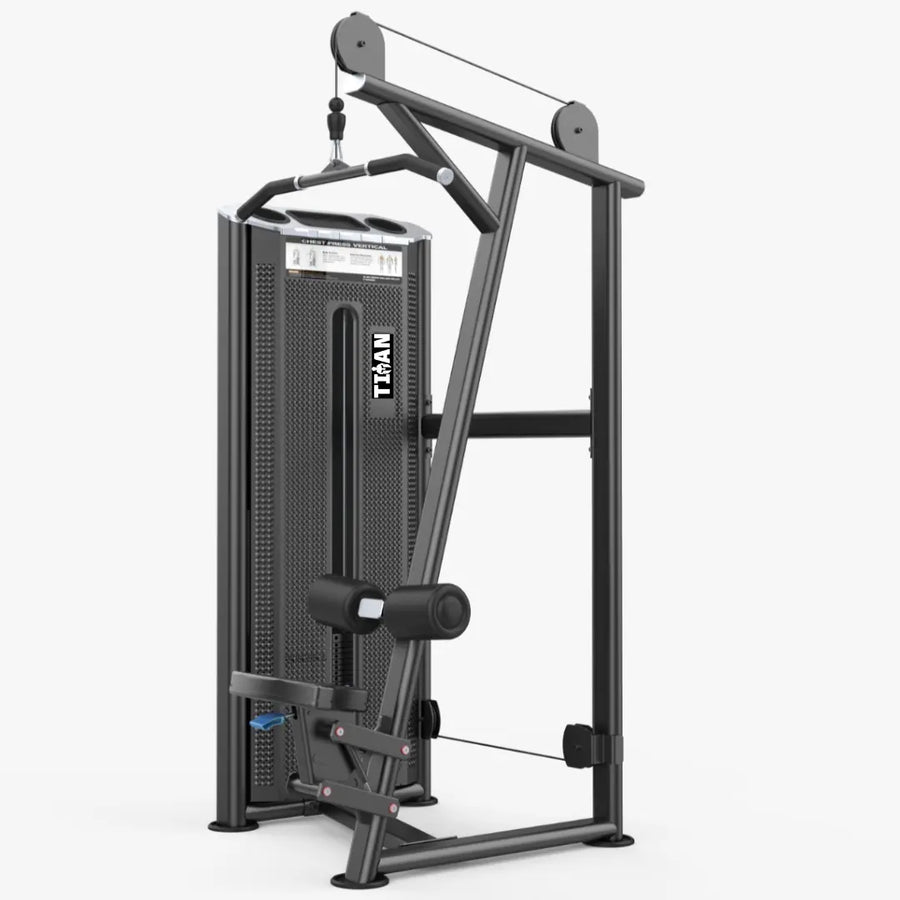 Lat Pull Down TITAN Fitness de 110 kg con asiento regulable