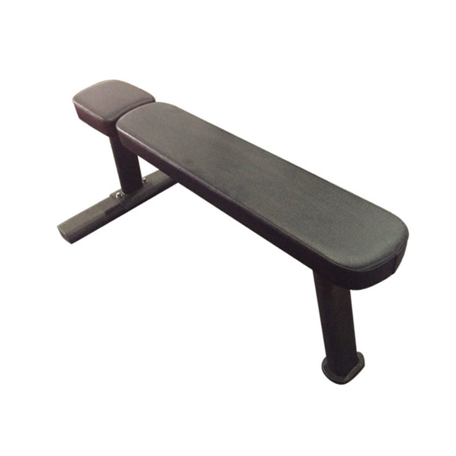 Banco plano Starfit X semiprofesional con ruedas, soporta 250 kg