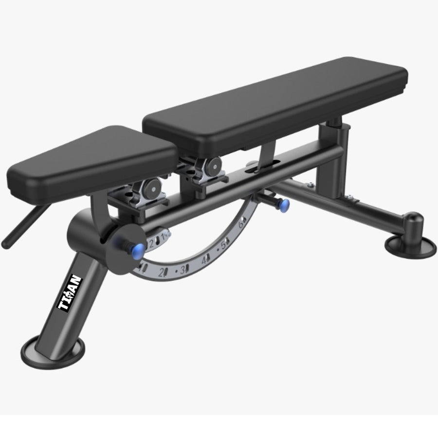 Banco regulable TITAN Fitness con ángulo Easy lock hasta 90 grados