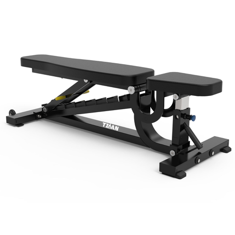 Banco Regulable X TITAN Pro con tapiz antisudor y ruedas