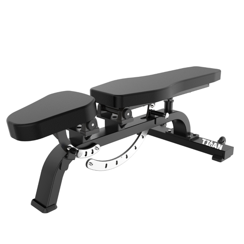 Banco regulable TITAN Pro con ángulo Easy lock hasta 90 grados