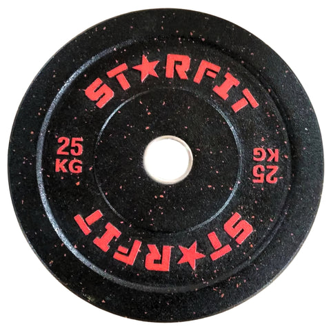 Par de discos bumper crumb de 25 kg en caucho reciclado termosoldado