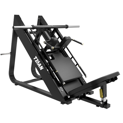 Leg Press Hack Squat TITAN Pro dual de peso libre