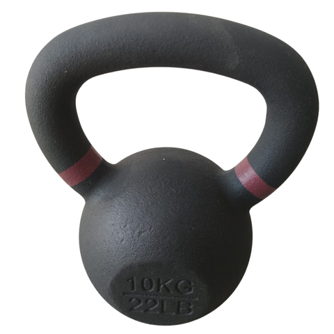Kettlebell de acero macizo de 10 kg con tomada tipo oreja