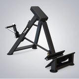 T Bar Row TITAN Fitness de peso libre con apoyo de pies regulable