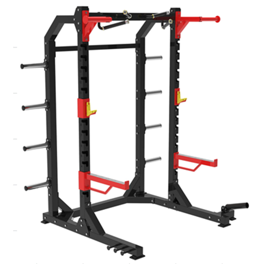 Power Rack Pro Starfit con soportes regulables y agarre para dominadas