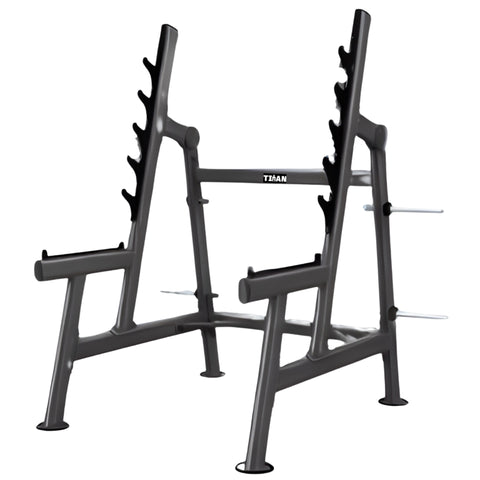 Rack de sentadillas TITAN Fitness con capacidad de carga de 500 kg