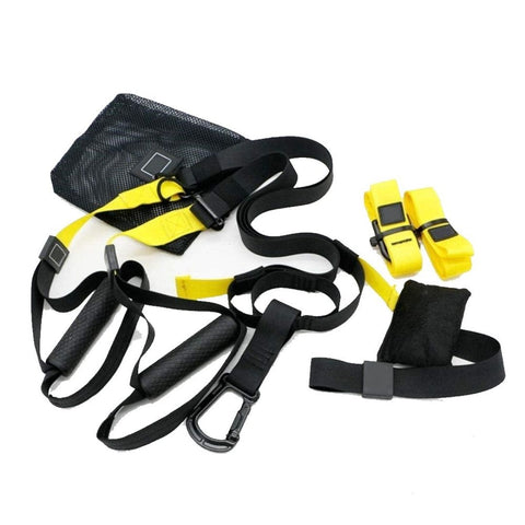 Bandas de entrenamiento en suspensión tipo TRX con manillas acolchadas