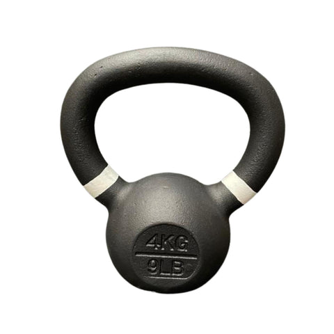 Kettlebell de acero macizo de 4 kg con tomada tipo oreja